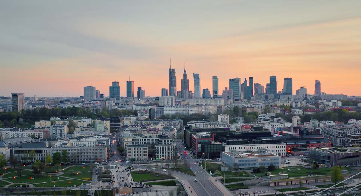 View of an modern city